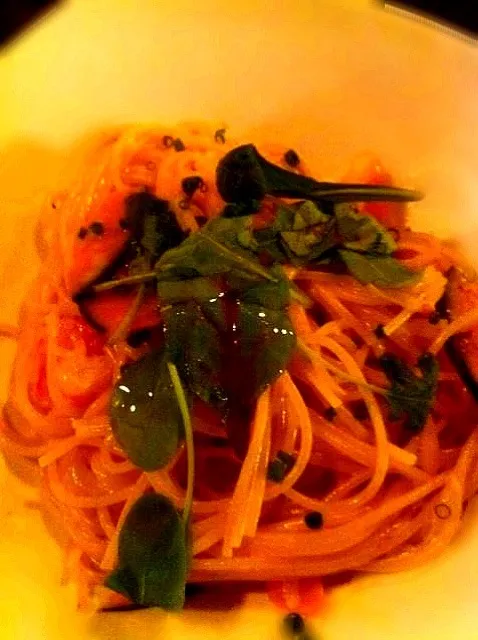 エビとかぼちゃのクリームパスタ♪|tku🍅🍝🍜🍝🍜🍝🍅さん