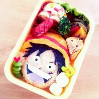 Snapdishの料理写真:ルフィ キャラ弁|澤村 理奈さん