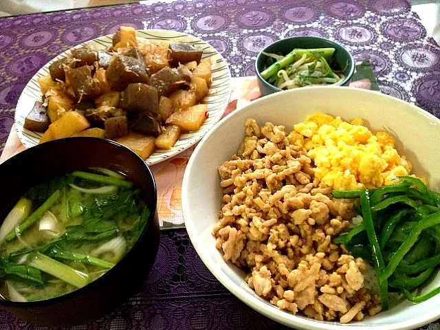 三色丼|あいりさん