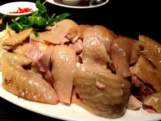 Taiwan style boiled chicken @ 元鍋|Larry Chuさん