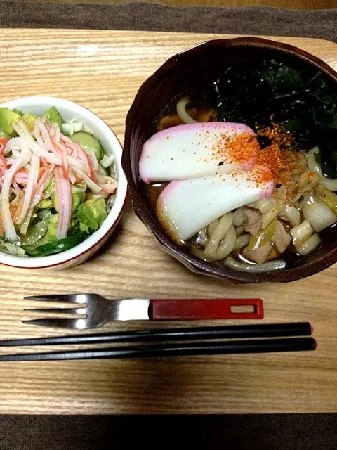 あったかおうどんの朝ご飯☆|くうさん