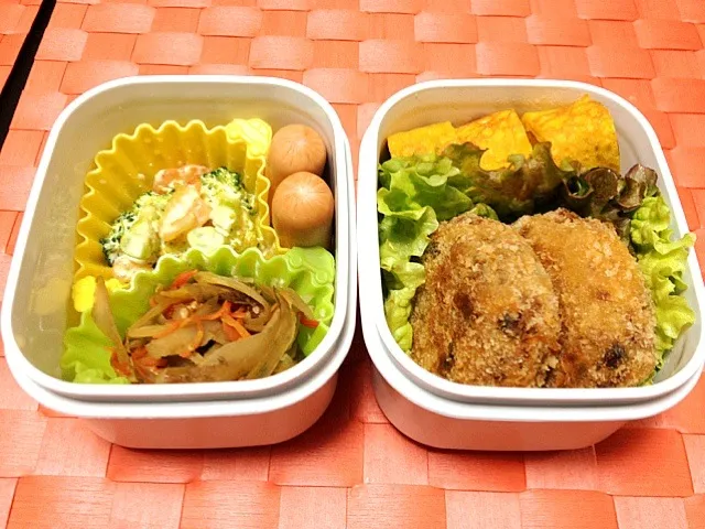 旦那の弁当 メインはカレーコロッケ♫|takaraさん