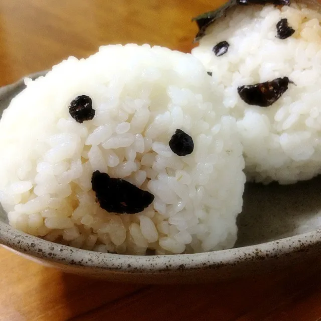 Snapdishの料理写真:おにぎりクン“生姜の佃煮入”|michiさん