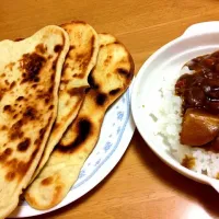 カレーとナン|ゆうちぇさん