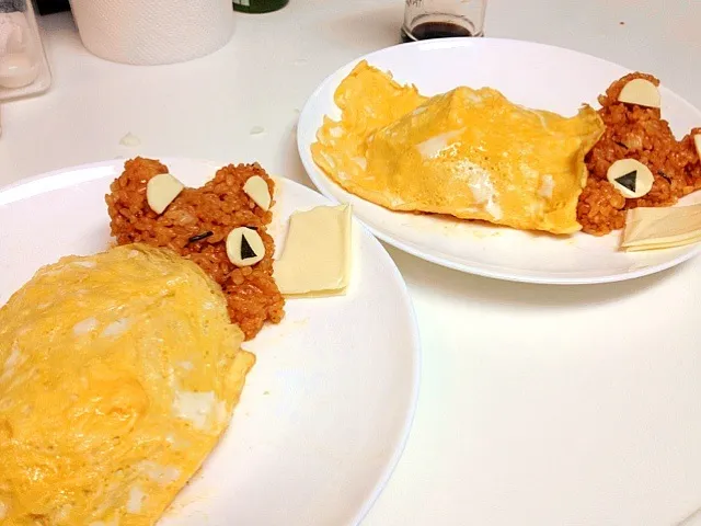 Snapdishの料理写真:リラックマオムライス|鈴木さん