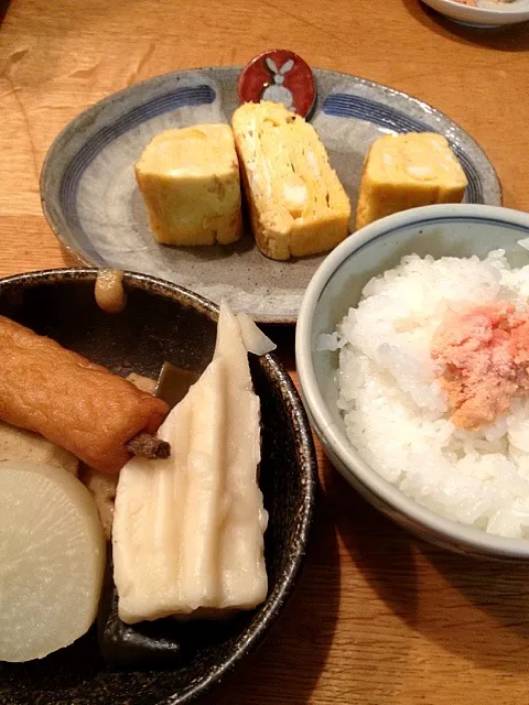 おでん🍢、明太子ご飯🎶|レナコさん