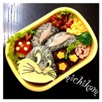 Snapdishの料理写真:バックスバニー弁当♪|みちかさん