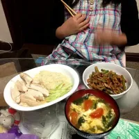 Klalaさんのシンガポールチキンライス♪作ってみました♪|シャンドラさん