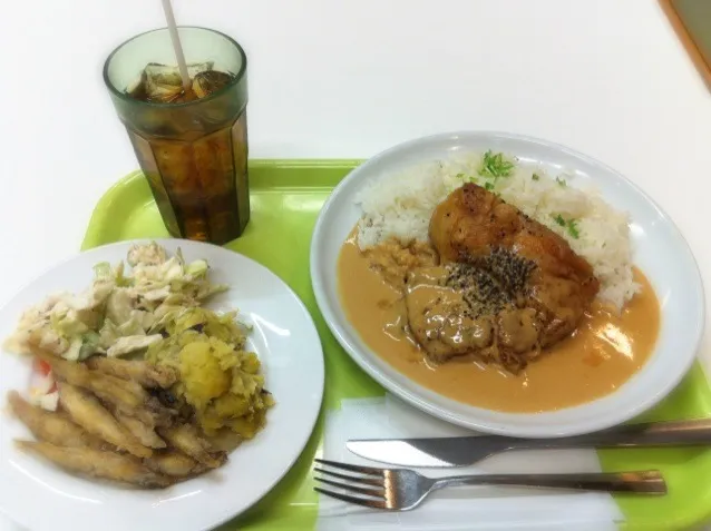 チキンの鉄板焼き照り焼きクリームソース|ゆかりんぬさん