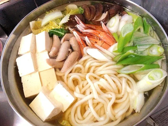 1月11日晩ご飯♪♪鍋焼きうどん‼|カナエさん