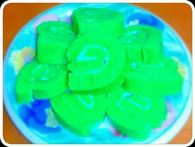 mini pandan roll cake|loveee cooking :-*さん