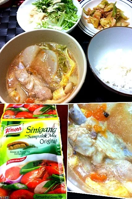 Snapdishの料理写真:Sinigang na Baboy【シニガン ナ バボイ】|マニラ男さん