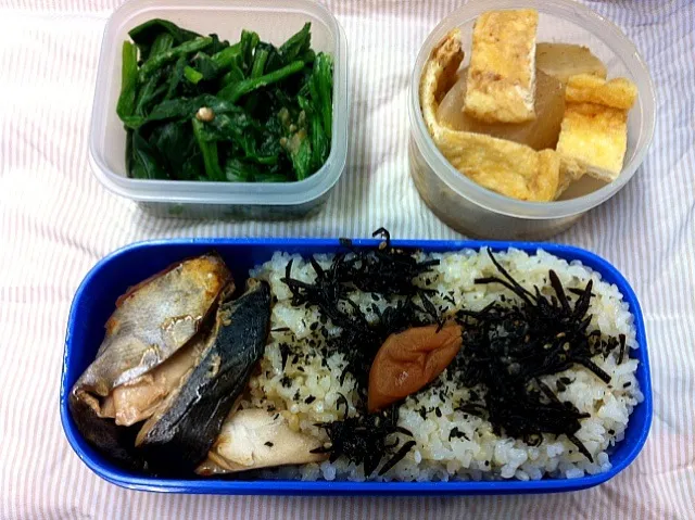 Snapdishの料理写真:今日の主人のお弁当|Yoko Hayashiさん