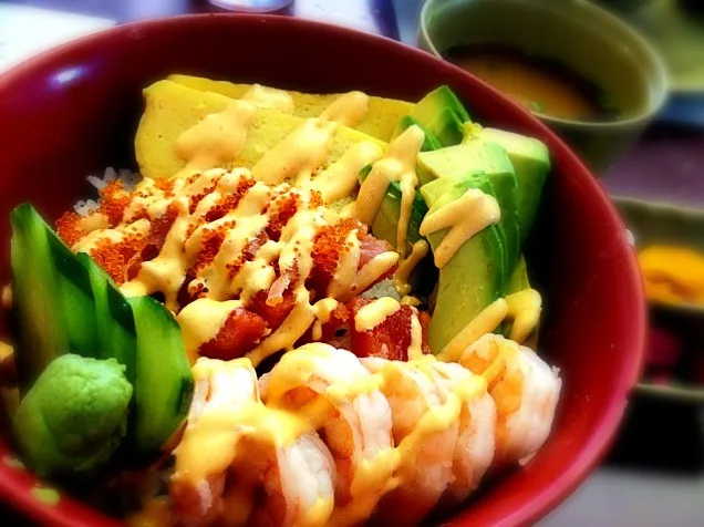 Spicy Ahi & Shrimp Don|chiesamaさん