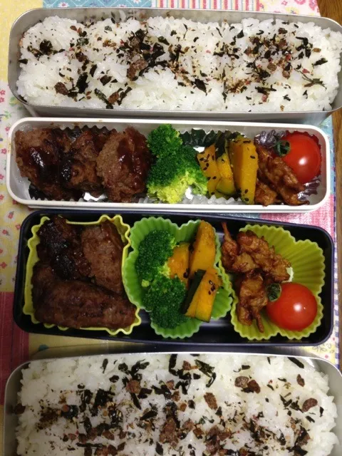 1月12日土曜日  ハンバーグ弁当|ありさんげんきさん