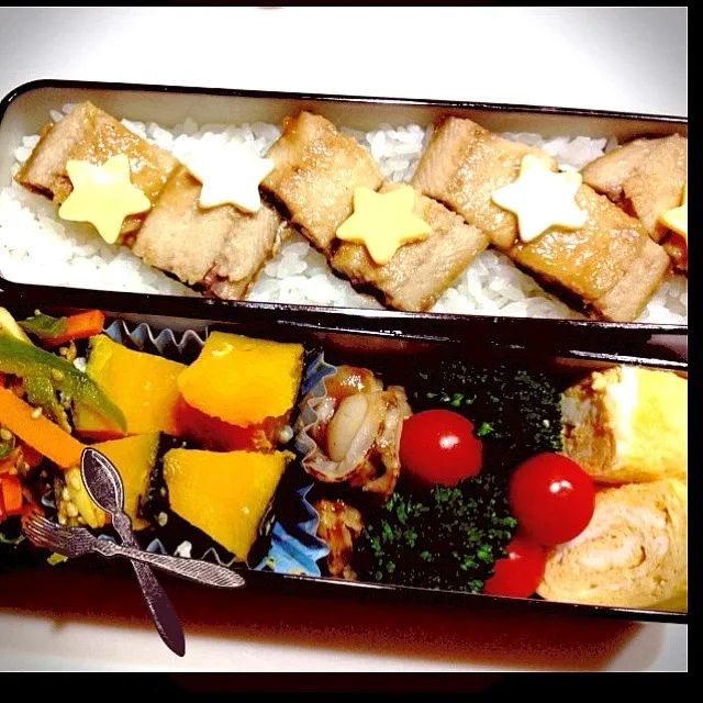 Snapdishの料理写真:試験日のお弁当|プーティさん