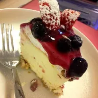 Snapdishの料理写真:Blueberry cheese cake|sushidavidさん