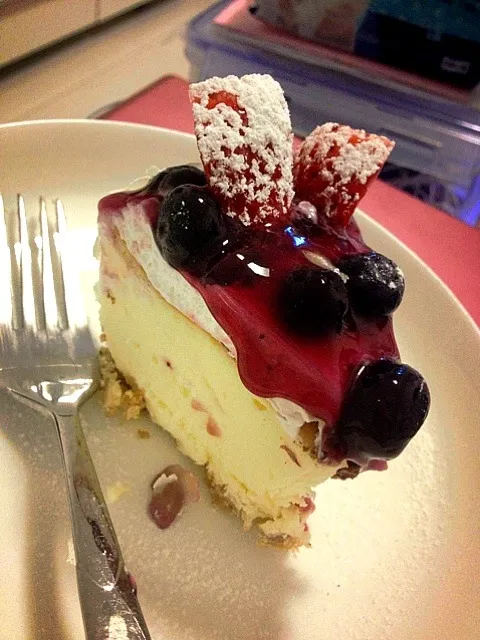 Snapdishの料理写真:Blueberry cheese cake|sushidavidさん