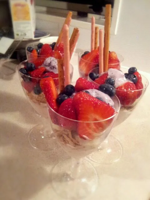 homemade parfait|Hannah Kimさん