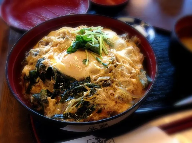 Snapdishの料理写真:江ノ島丼(さざえの卵とじ丼)|chihoさん