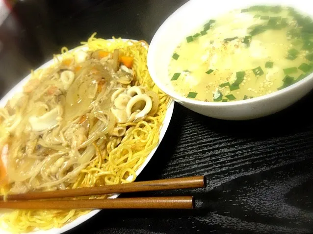 海鮮あんかけ焼きそば|Takeru Nishioさん