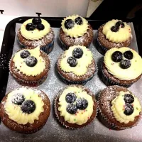 Snapdishの料理写真:Black beauty cup cakes|sushidavidさん