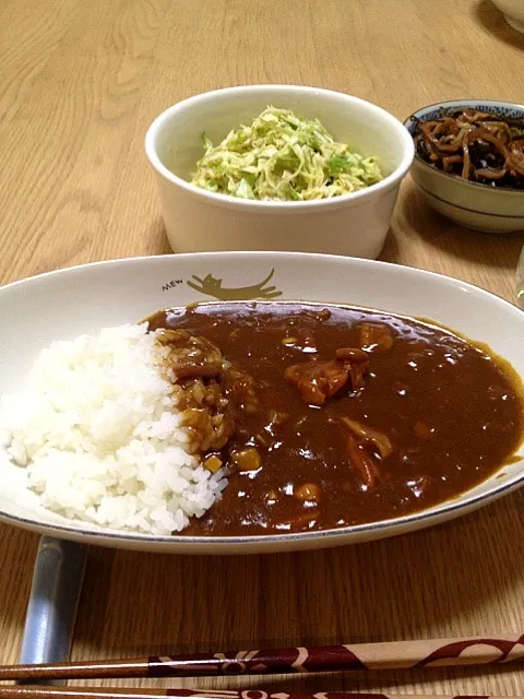 Snapdishの料理写真:チキンカレー。|chilnyさん