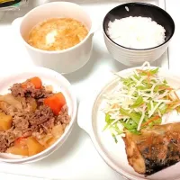 肉じゃがと鯖の味噌煮|遥さん