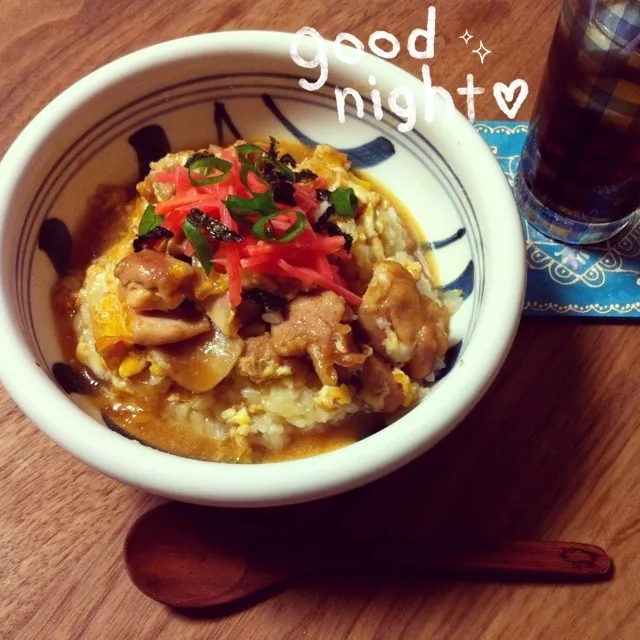 休日の楽チンmenu (*˘˘*).｡.:*♪  親子丼 ✼|mayuさん