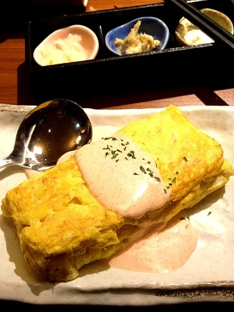 Mentaiko cheese cream for midsnack:)w/My Amigassss|Dezza Tsuchiyaさん