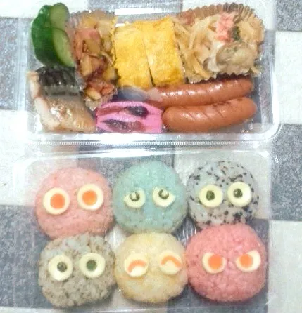 ぷよぷよ弁当|休日限定ままさん