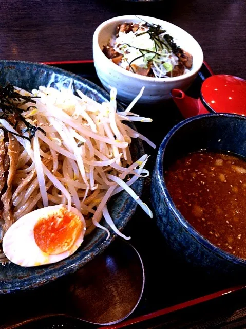 味噌つけ麺とネギ豚飯、いただきまーす♪|ASuzukiさん