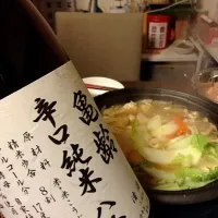 Snapdishの料理写真:酒と鍋！|kanameさん