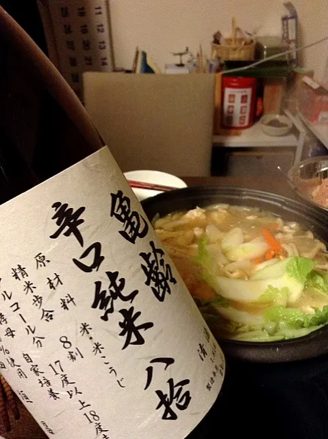 Snapdishの料理写真:酒と鍋！|kanameさん