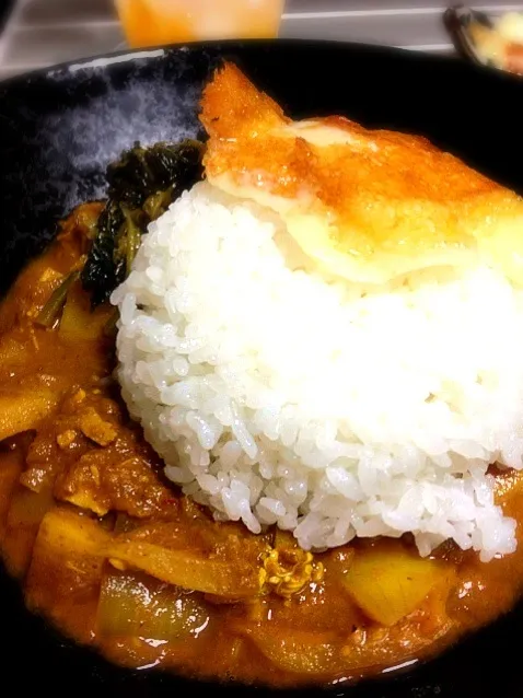 カレー カチョカバロのせ|おかずのりさん