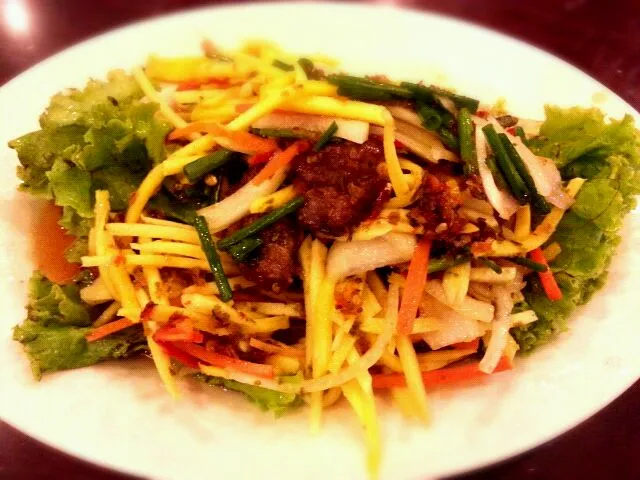 mango salad with beef .. thai style|evi yapiraさん