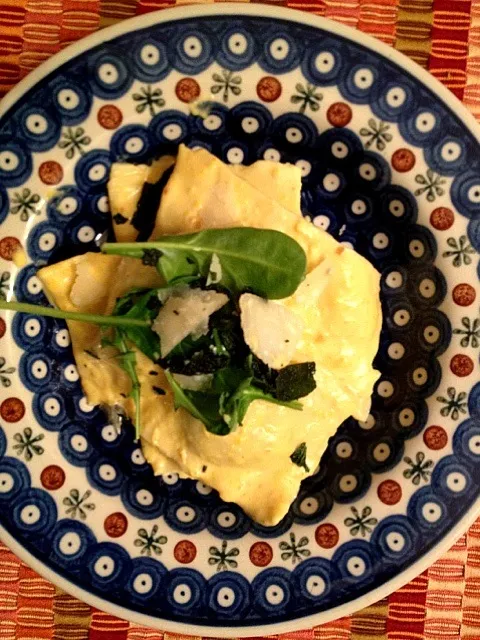 argula pesto acorn squash ravioli|Matthew Cashenさん