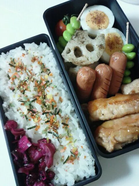 緑の野菜が高くて困ってます(TT)なお弁当|きりんさん