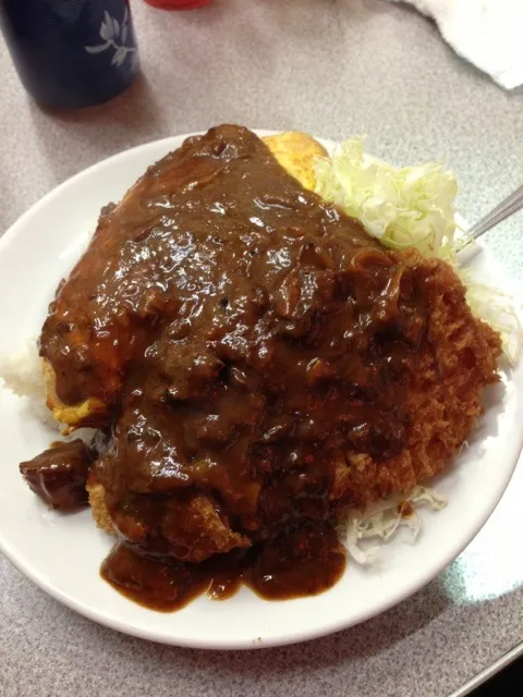 築地市場名物 オムトンのっけ|番長美食倶楽部さん