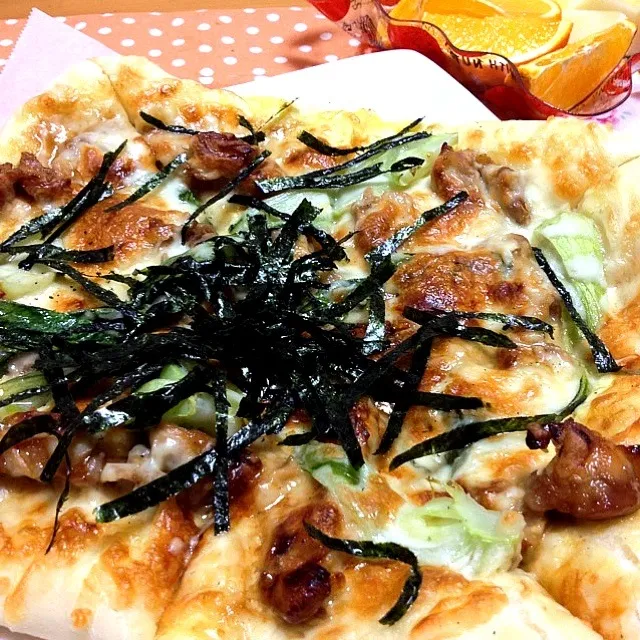 照り焼きチキンピザ🍕|yukaさん