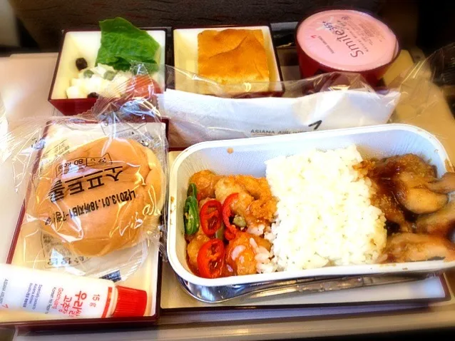 2013.1.14 さよならソウル🇰🇷機内食✈|ゆみずさん