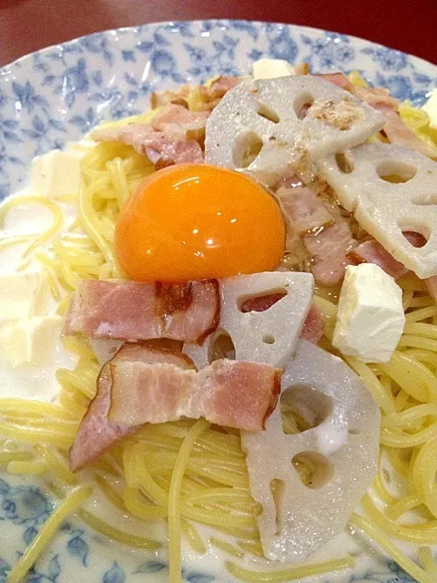 スープパスタ☆カルボナーラ|料理人アイアンマンさん