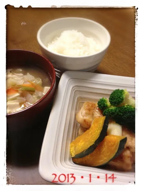 Snapdishの料理写真:晩ごはん|あべっちさん