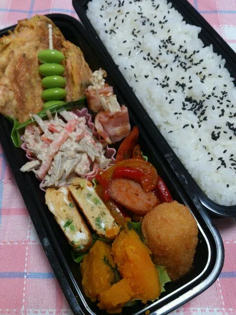 Snapdishの料理写真:13,1.15 男子高校生弁当|yukiさん