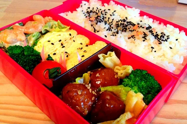 今日のお弁当('◉⌓◉')2013.1.15|ギャリーさん