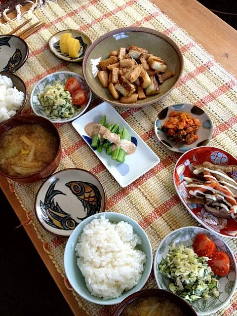 野菜だらけの朝ごはん|まっきーさん