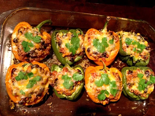 Snapdishの料理写真:Stuffed peppers|georgiaさん