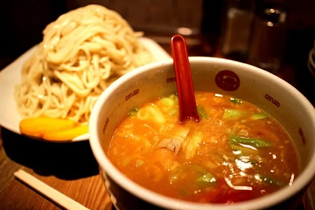 カレーつけ麺  大辛大盛|マハロ菊池さん