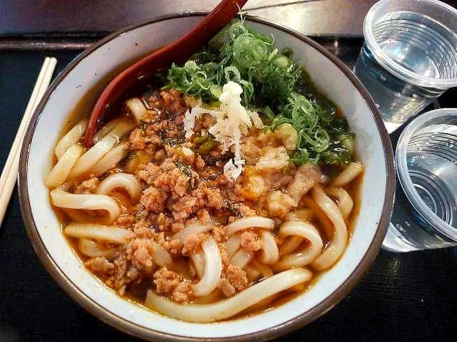 spicy mince udon|annileeさん