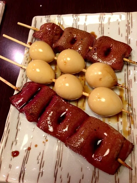 Snapdishの料理写真:こがねの焼き鳥|ハムスターミエさん